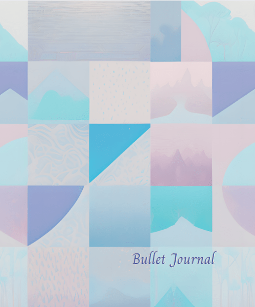 Cover for Pastel Tranquility Guided Bullet Journal