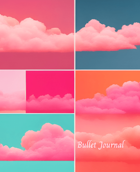 Cover for Pink Skies Guided Bullet Journal