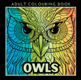 Adult Colouring Book: Owls