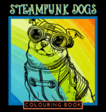 Steampunk Dogs Colouring Book